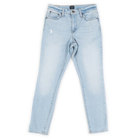 J. CREW 9" Midrise Skinny light wash jeans size 26 - Picture 1 of 11